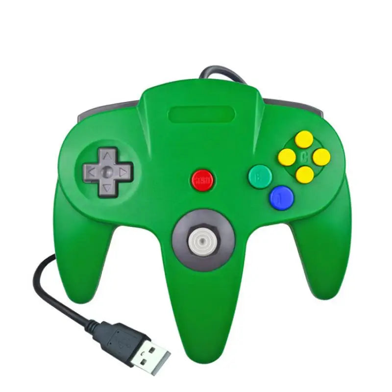 For Nintendo 64USB Wired Gamepad For Host N64 Controller Gamepad Joystick for Classic 64 Console Games for Mac Computer PC