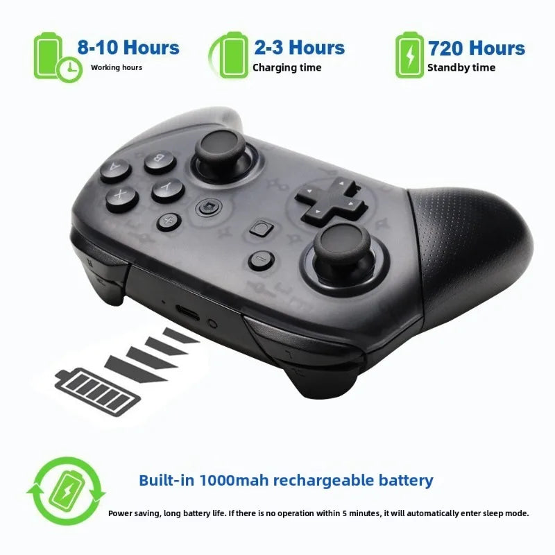 Switch Pro Bluetooth Gamepad Wake-up Function for Regular Switch Controllers