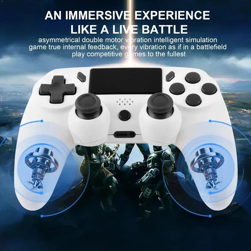 2026 Wireless Gamepad With 6-axis Gyroscope PC Joystick touchpad Dual Vibration For PS5 PS4 PC Multi-function Controller NEW HOT