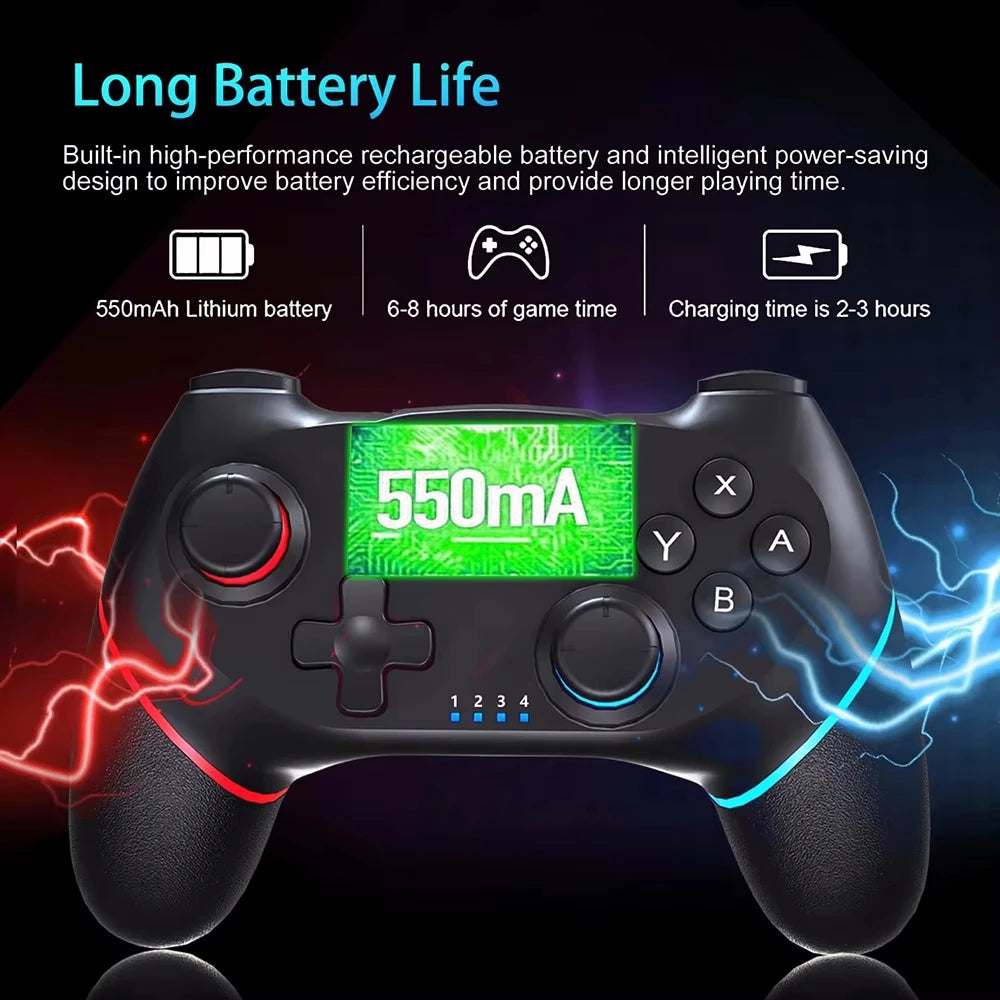 Wireless Bluetooth Controller for Nintendo Switch & OLED Lite PC Gamepad Control Computer Game Pad Joystick Command Gaming Mando