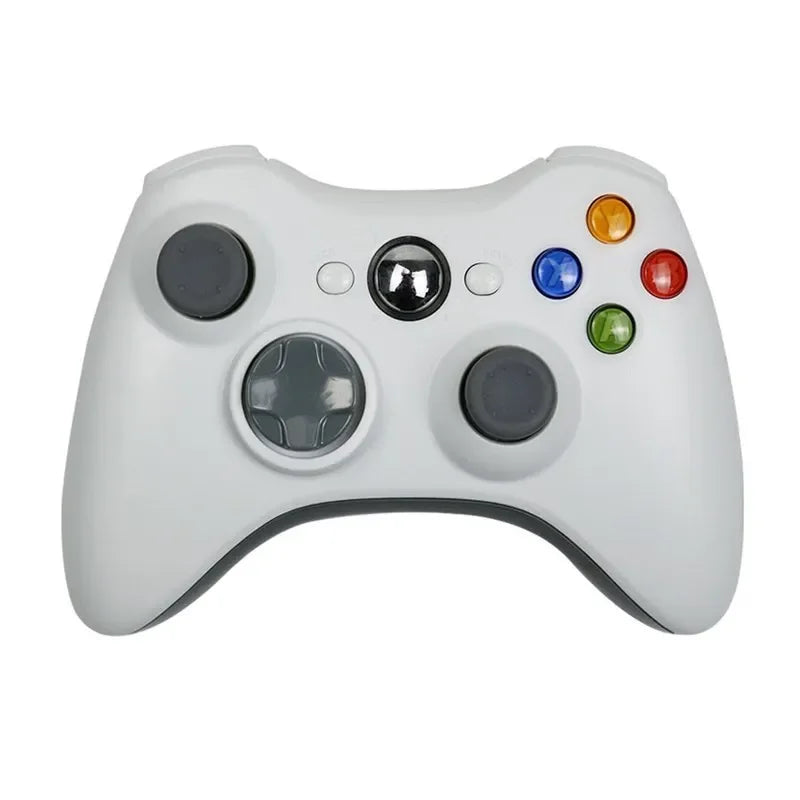 Wireless/Wired Controller For Xbox 360 Game Controller with Dual-Vibration Turbo Compatible with Xbox 360/360 Slim and PC Window