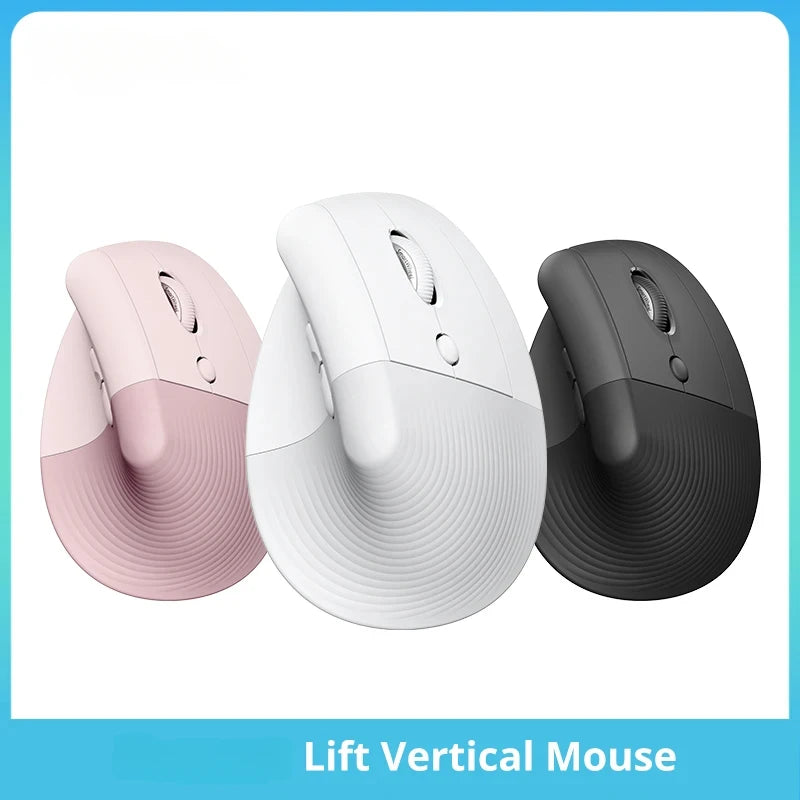 Lift Vertical Mouse  Ergonomic Wireless With Silent Click Bluetooth/Usb Dual Mode For Pc Laptop Tablet Wrist Pain