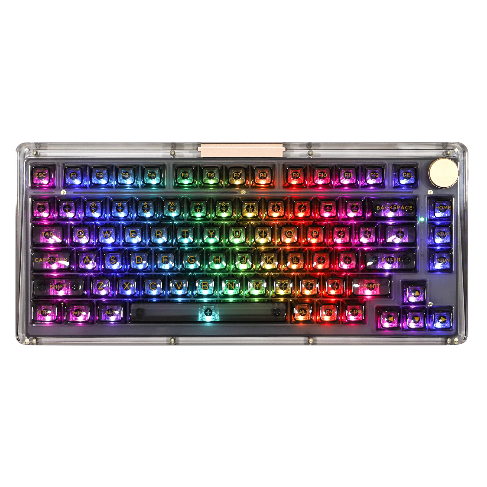 KiiBOOM Phantom 81 V3 75% Hot-swappable Acrylic Gasket Wired/Bluetooth 5.0/2.4GHz Wireless Mechanical Keyboard for Win/Mac