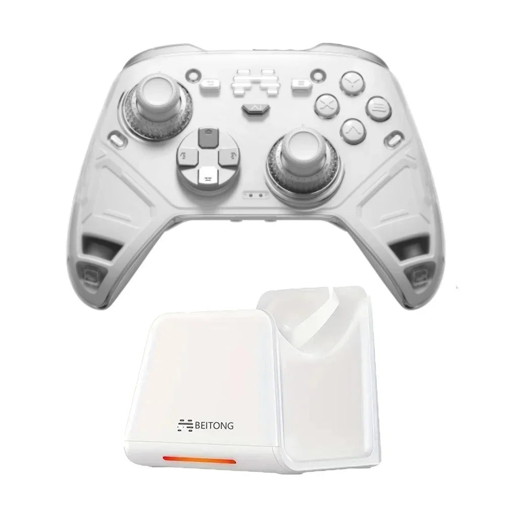 BEITONG KP70 Wireless Game Controller, Dual Auto-Sense Trigger, 6 Back Paddles for NS/PC/iOS/Android/Steam