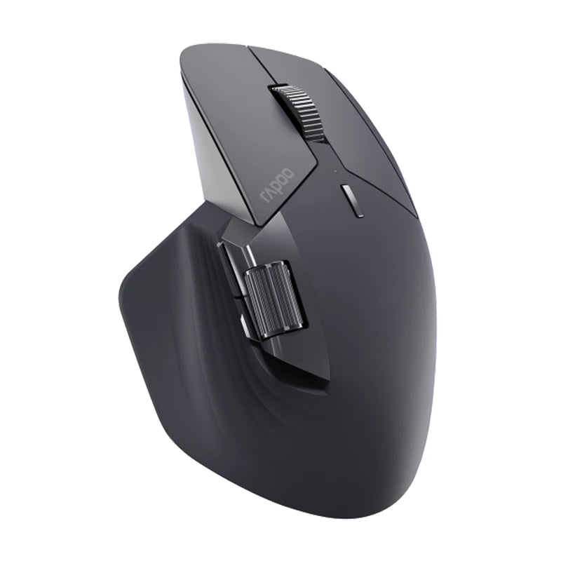Rapoo MT760/MT760Mini Multi-mode Rechargeable Wireless Mouse Ergonomic 4000 DPI Support Up to 4 Devices Bluetooth Mouse