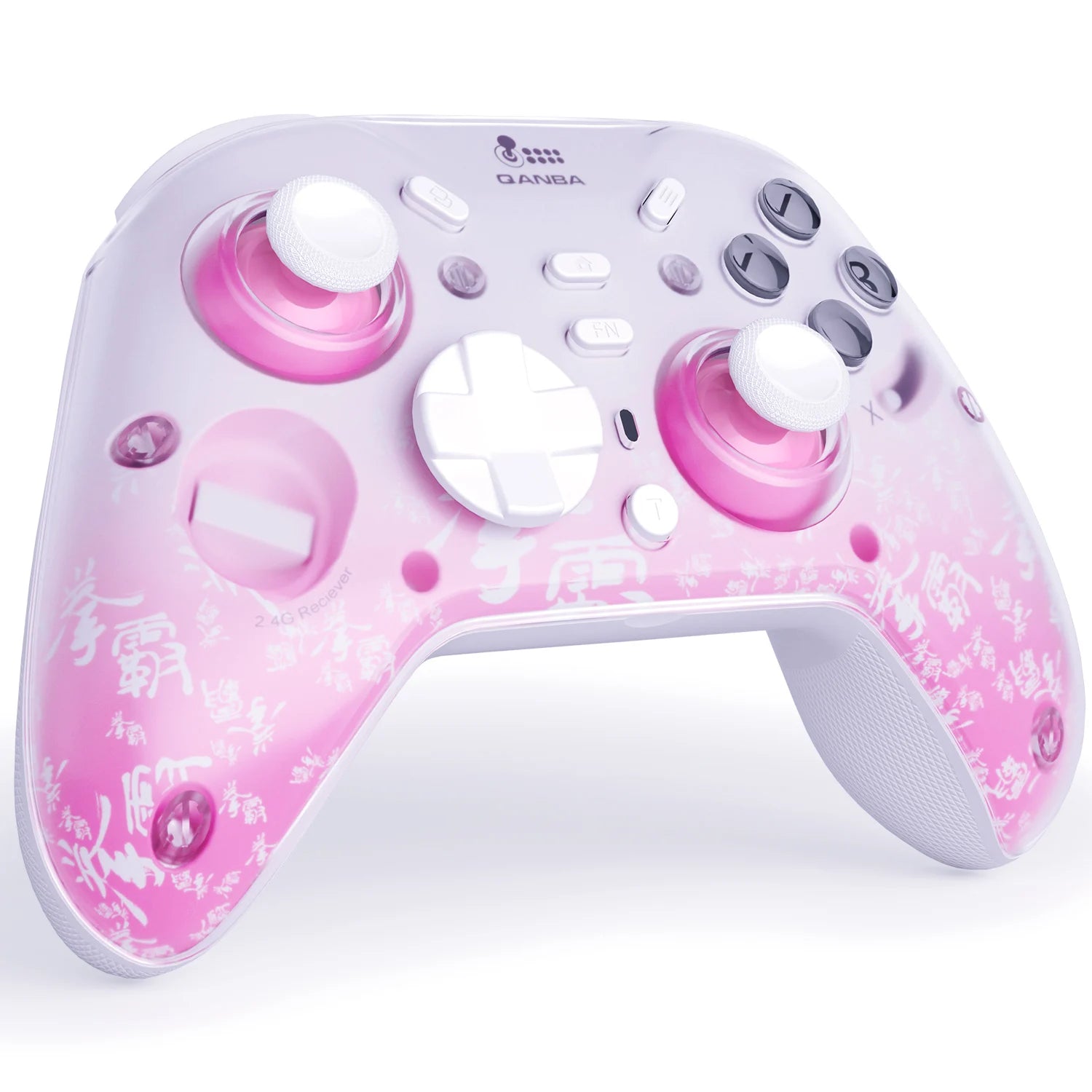 QANBA Phantom Wireless Game Controller, 2.4G/Bluetooth/Wired, Hall Joystick, Compatible with PC/Android/iOS/TV