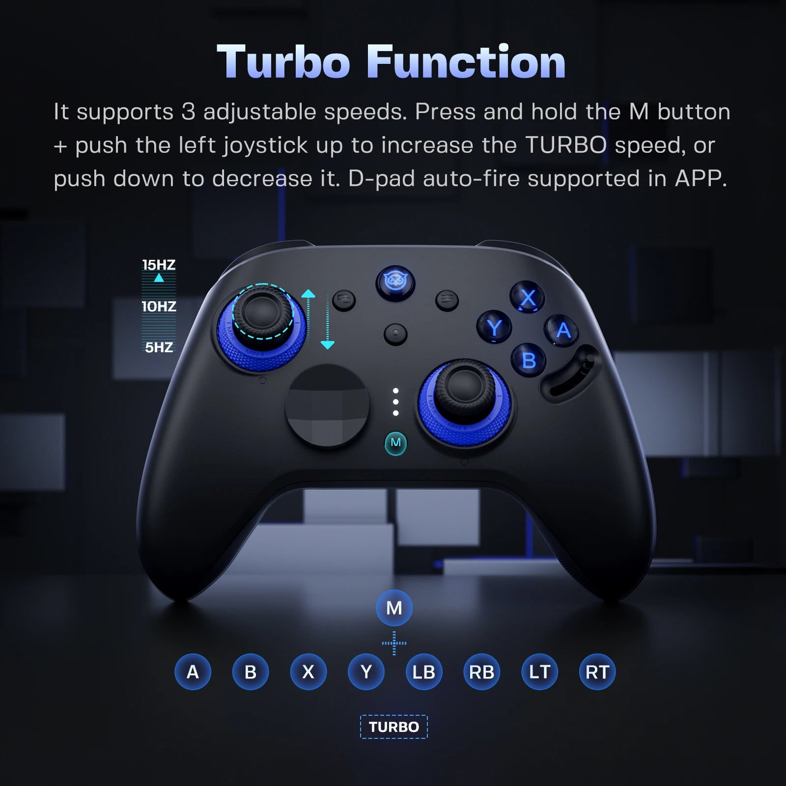 NYXI Imperial Wireless PC Controller - Ergonomic Design USB Gaming Controller for PC Games Switch Character switching