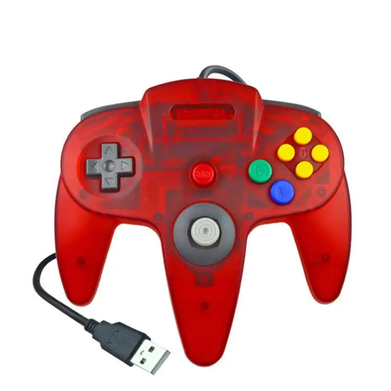 For Nintendo 64USB Wired Gamepad For Host N64 Controller Gamepad Joystick for Classic 64 Console Games for Mac Computer PC