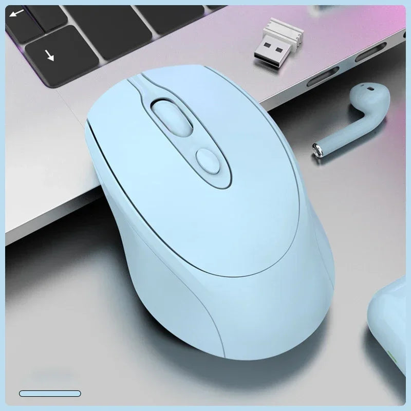 Wireless Computer Mouse Rechargeable 2.4G Bluetooth-Compatible Wireless Mouse USB Silent Gamer Mice For PC Laptop Macbook Tablet