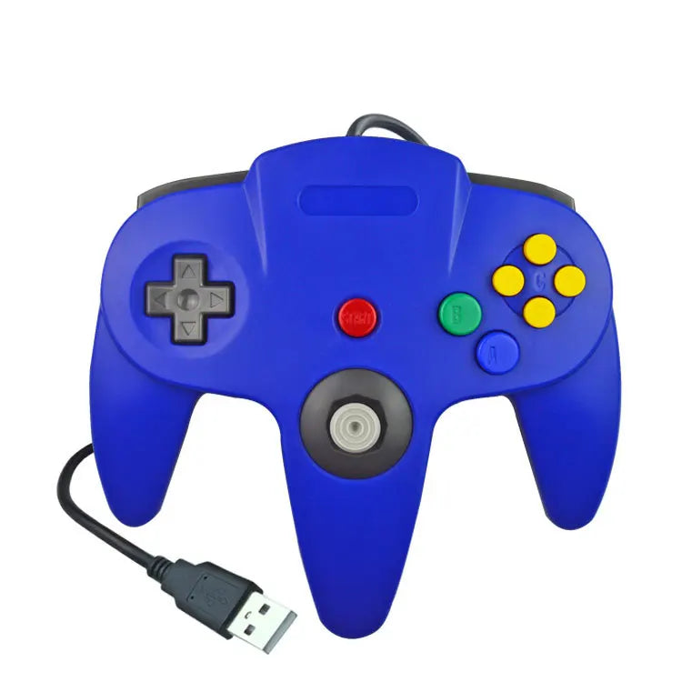For Nintendo 64USB Wired Gamepad For Host N64 Controller Gamepad Joystick for Classic 64 Console Games for Mac Computer PC