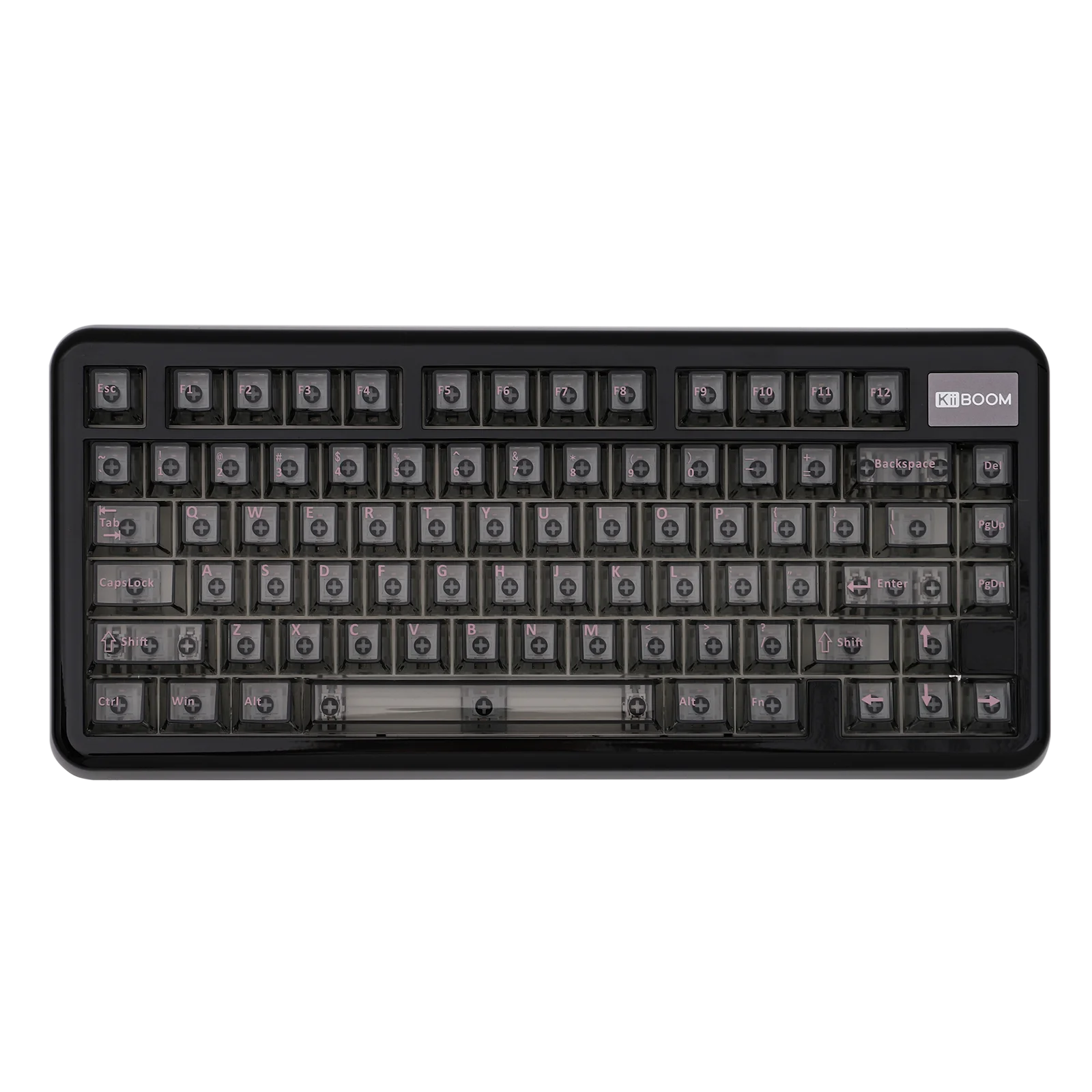 KiiBOOM Phantom81 Lite QMK/VIA 75% Hot-Swap Gasket Wired/BT/2.4GHz Wireless Mechanical Keyboard ABS Case+UV Tech RGB Backlights