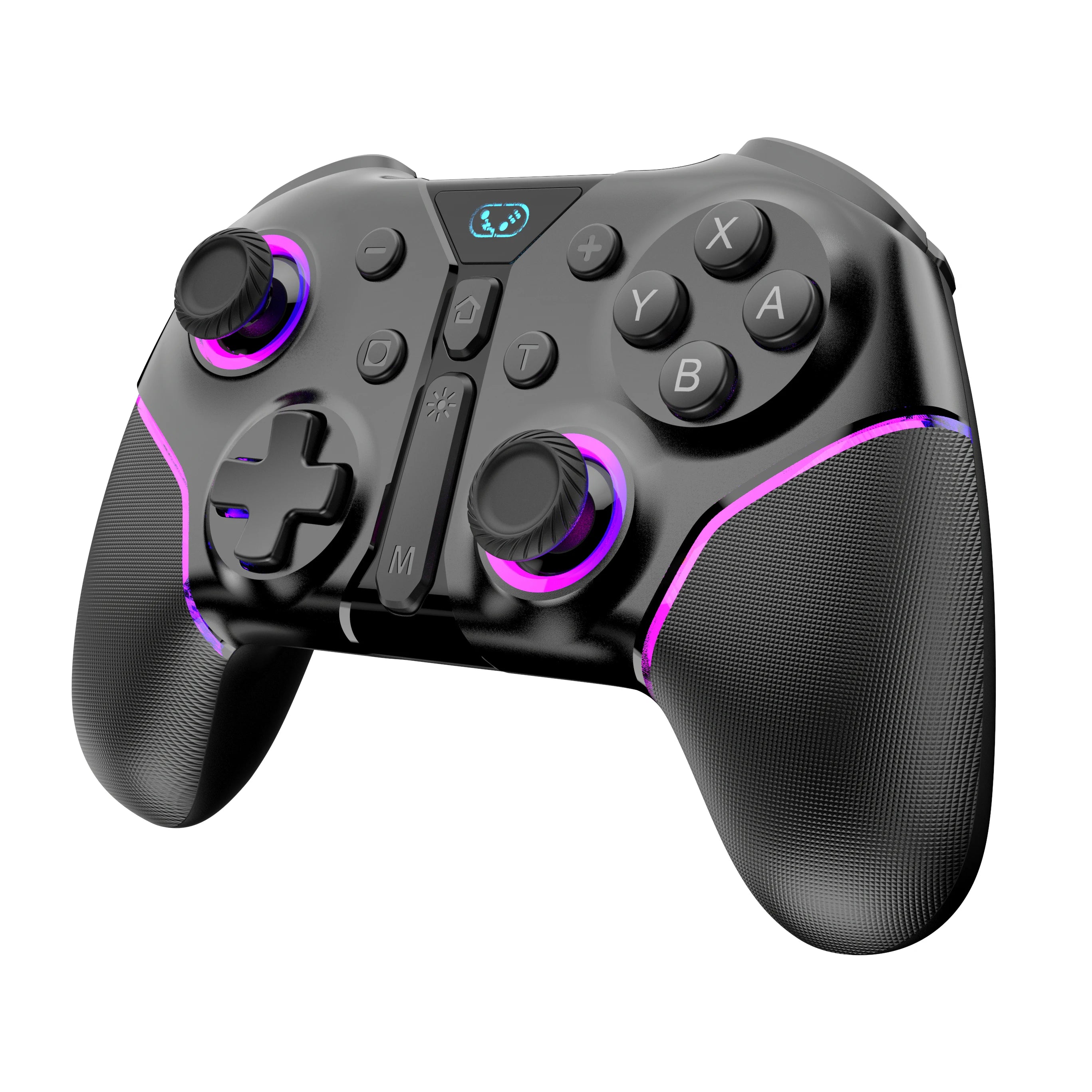 Gamepad for Switch, OLED, Lite, PC, iOS, Android, SKT-7048 Controller with RGB ,Bluetooth, Virbration, Turbo