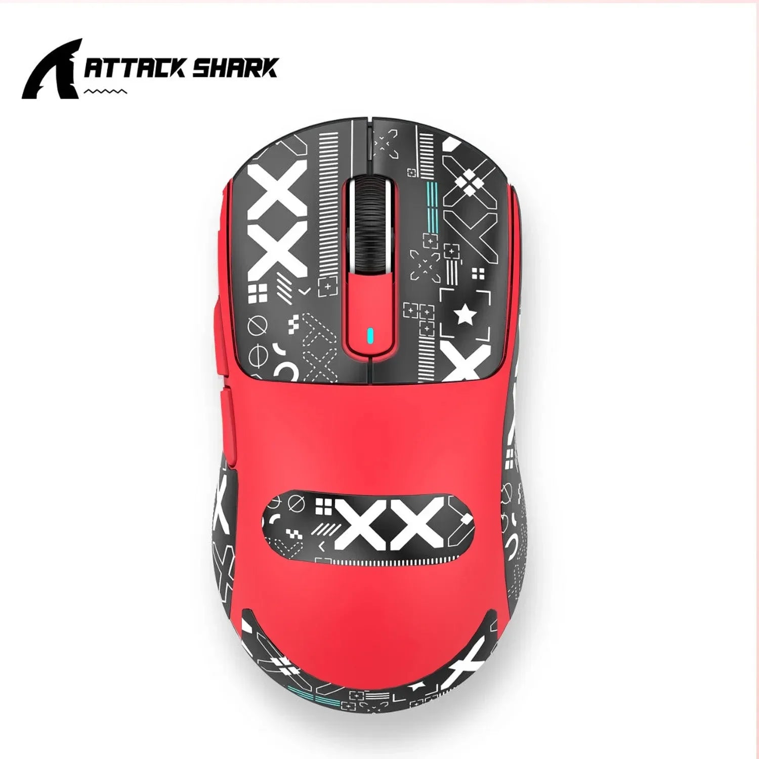 Attack Shark X3 Pro Wireless Gaming Mouse - PAW3395 26000DPI Tri-Mode (2.4G/BT/Wired) Macro Support RGB Ultra-Lightweight Design