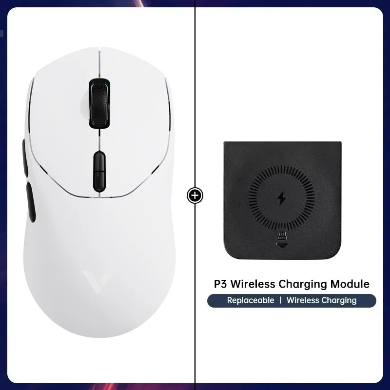 Rapoo VT1 MAX GEN-2 Wireless Gaming Mouse True 8K Wireless Polling Rate 53g Ultra Lightweight Up to 750Hr Battery Life