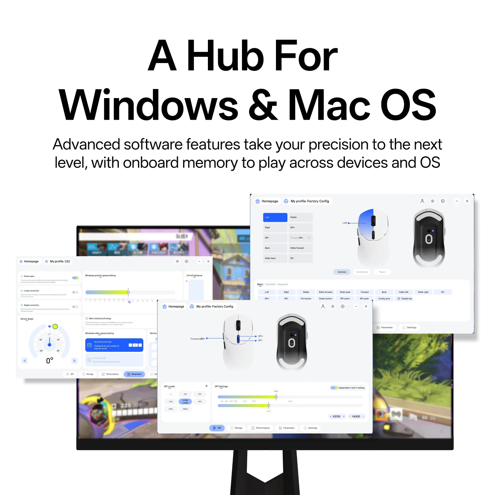 Rapoo VT1 MAX GEN-2 Wireless Gaming Mouse True 8K Wireless Polling Rate 53g Ultra Lightweight Up to 750Hr Battery Life