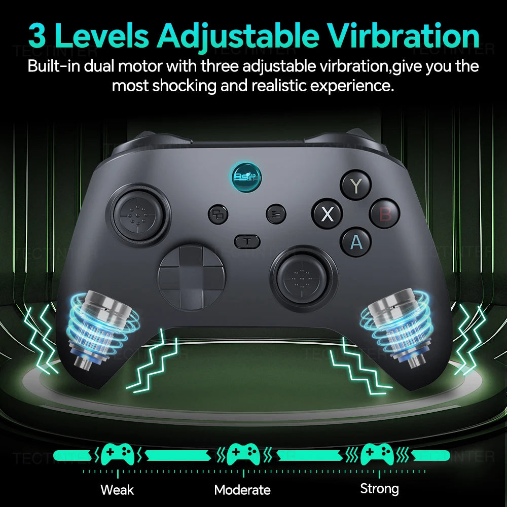 G6 Wireless Hall Effect Controller For Nintendo Switch 1/2 Gamepad For Switch/PS3/PS4/Android/IOS PC Controls Bluetooth Joystick