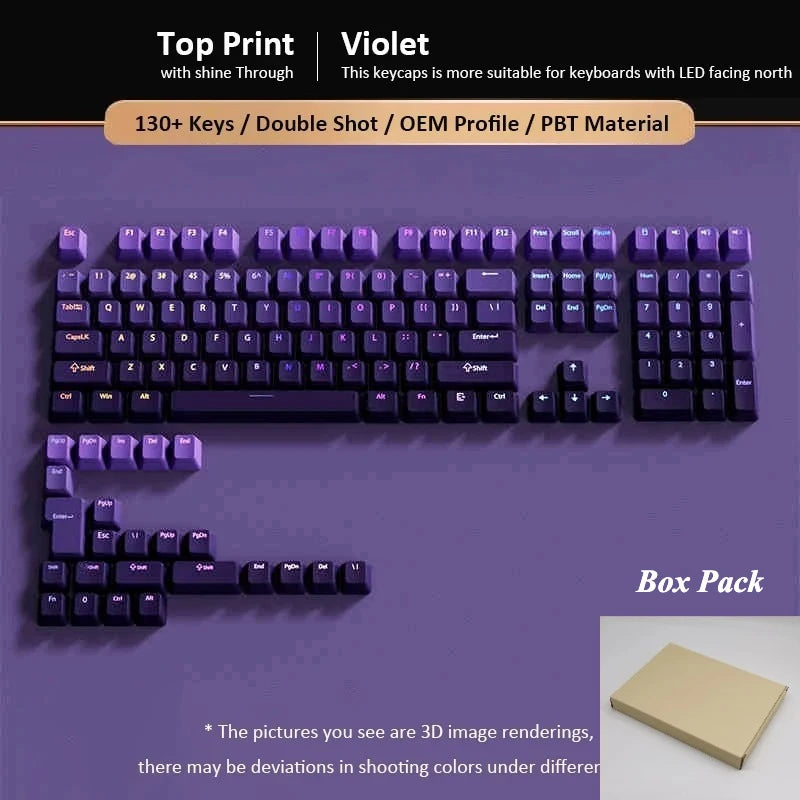 Gradient Keycaps For Cherry Mx Switch Mechanical Keyboard OEM Profile PBT Keycap Black Pink backlit RGB Gamer ISO Layout Key cap