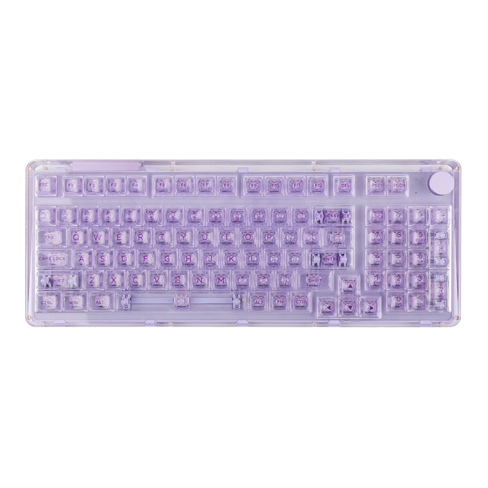 KiiBOOM Phantom 98 98-key Hot-swappable Wired/Bluetooth5.0/2.4GHz Wireless Acrylic Gasket Mechanical Keyboard