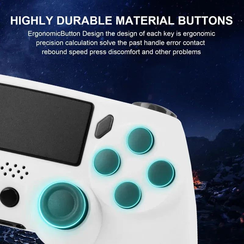2026 Wireless Gamepad With 6-axis Gyroscope PC Joystick touchpad Dual Vibration For PS5 PS4 PC Multi-function Controller NEW HOT