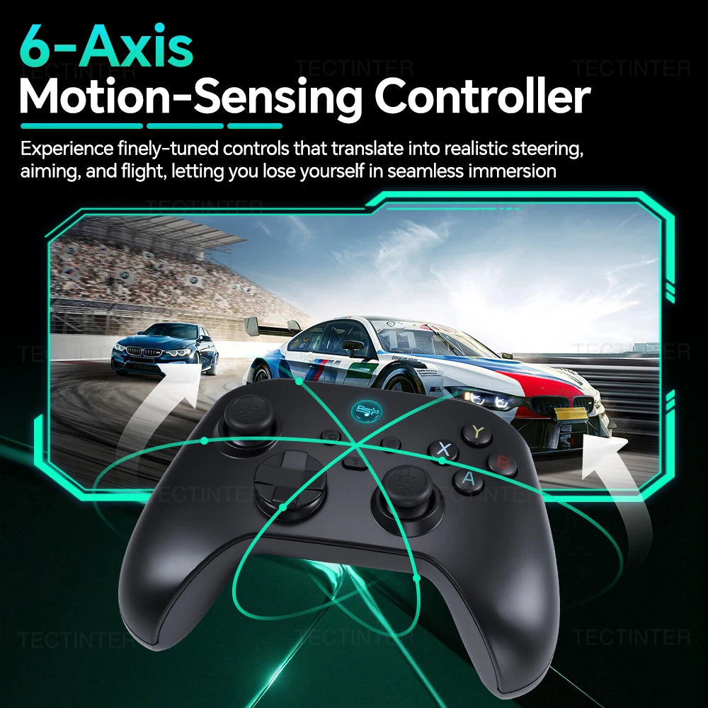G6 Wireless Hall Effect Controller For Nintendo Switch 1/2 Gamepad For Switch/PS3/PS4/Android/IOS PC Controls Bluetooth Joystick